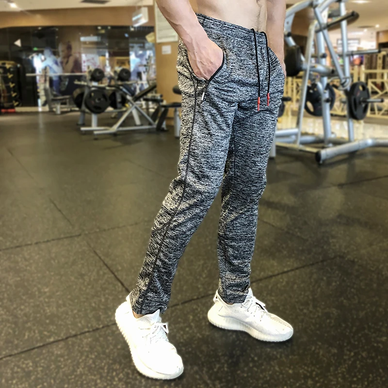 Men Sports Fitness Straight Pants Sweatpants Trousers Joggers Gym Running Clothing Quick Dry Training Breathable Casual Workout