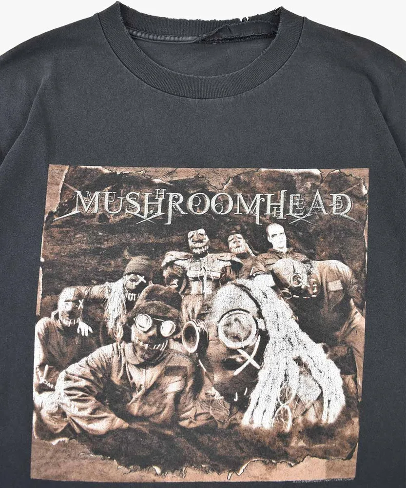 Mushroomhead Gift For Fans Black T-Shirt Cotton All Size RM434  High Quality 100%Cotton Short Sleeve