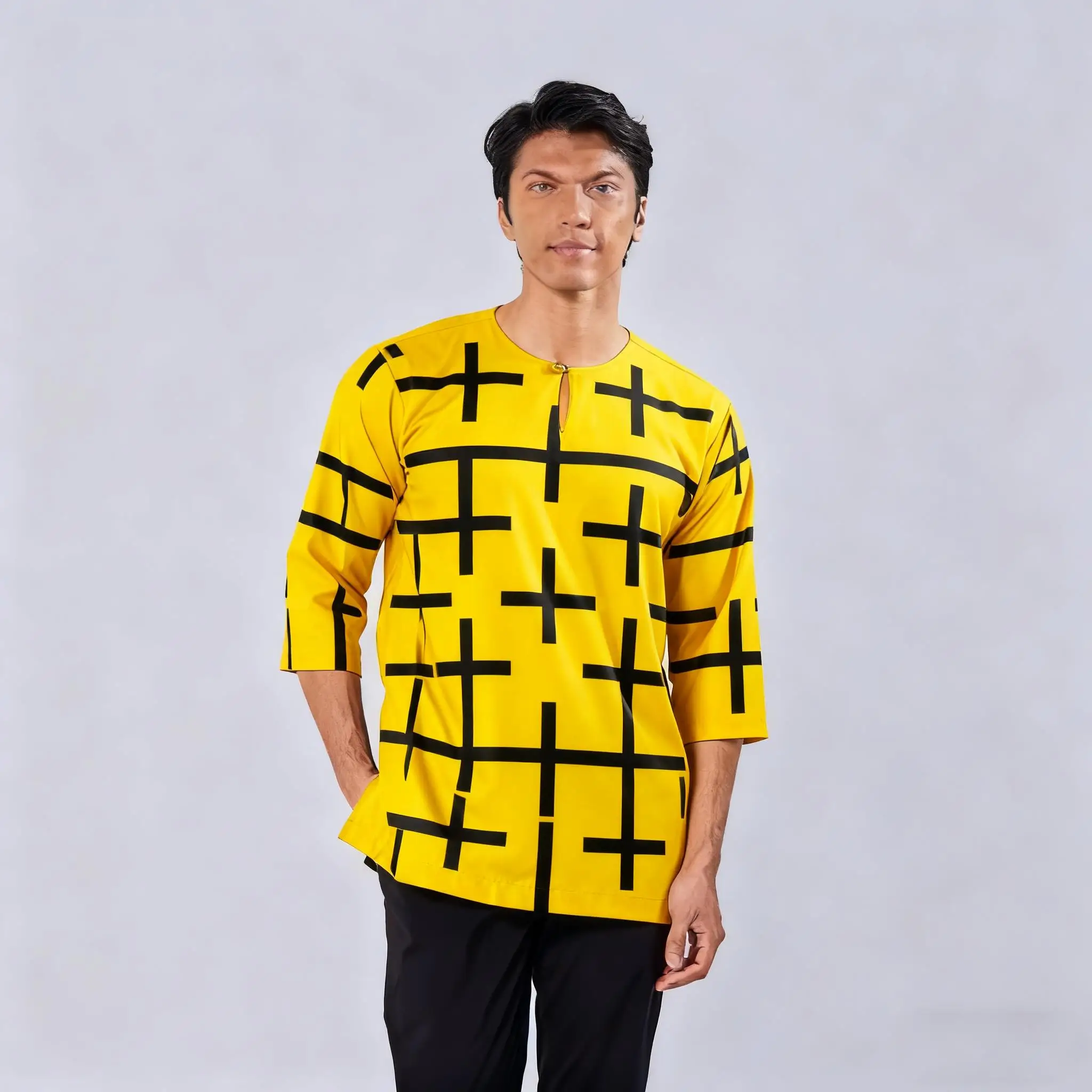 تي شيرت إسلامي بأكمام قصيرة عباية أمان جوبا باكستان مسلم المملكة العربية السعودية إسلام هومبرس مسلمان قميص رجالي Muçulmano