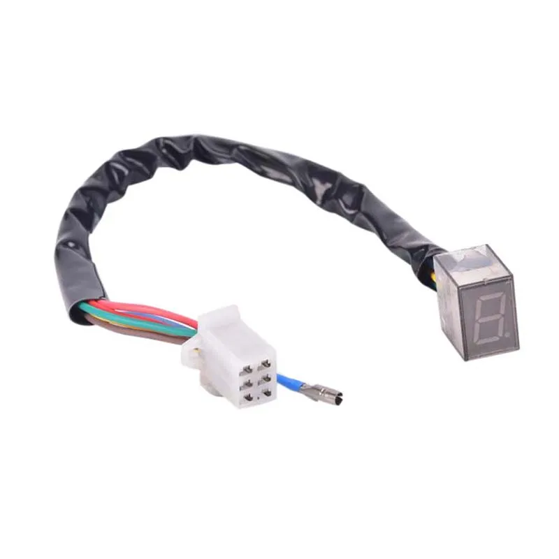 LED Universal Digital Gear Indicator Motorcycle Display Shift Lever Sensor