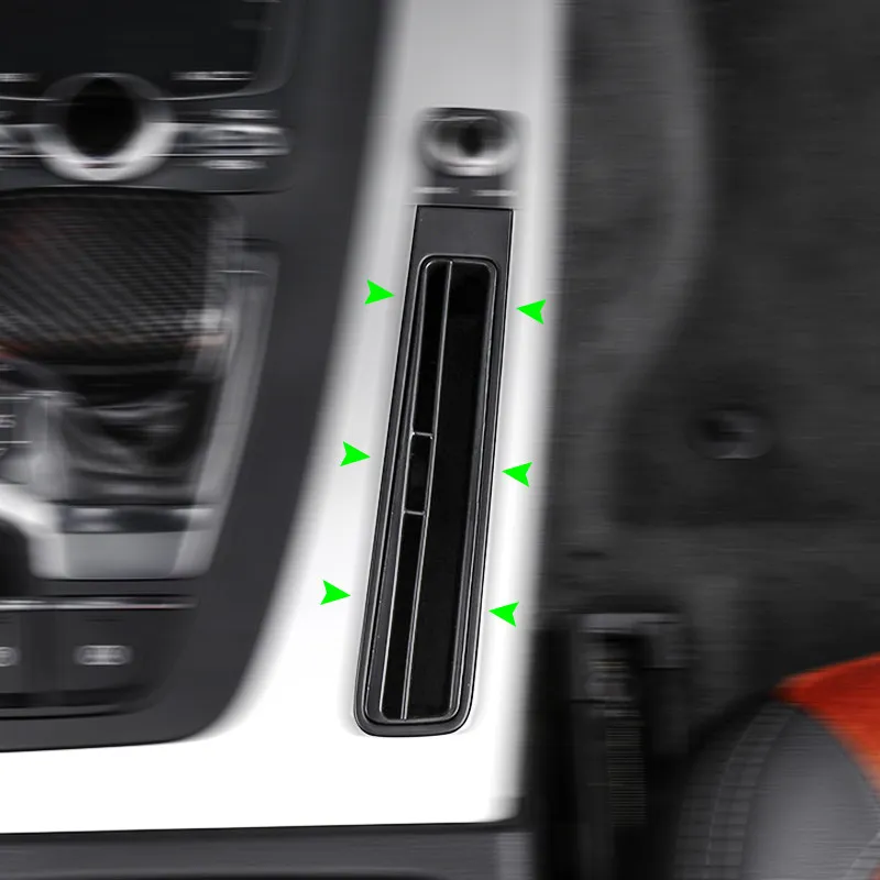 

Автомобильная центральная консоль, парковочный слот для кредитной карты, держатель для хранения, чехол для Audi Q5 2019