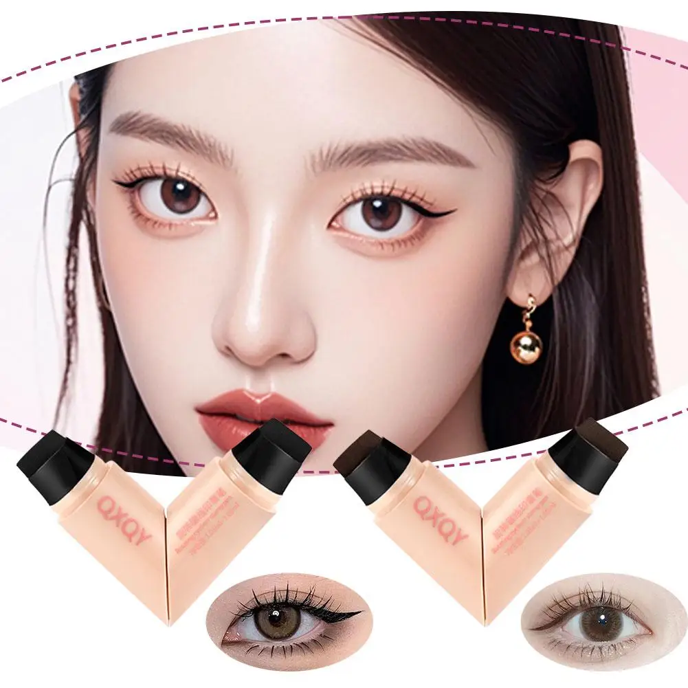 OXQY roterende eyeliner pen glad en soepel, veelzijdig waterdicht, niet gemakkelijk zwakke make-up natuurlijke zegel eyeliner pen