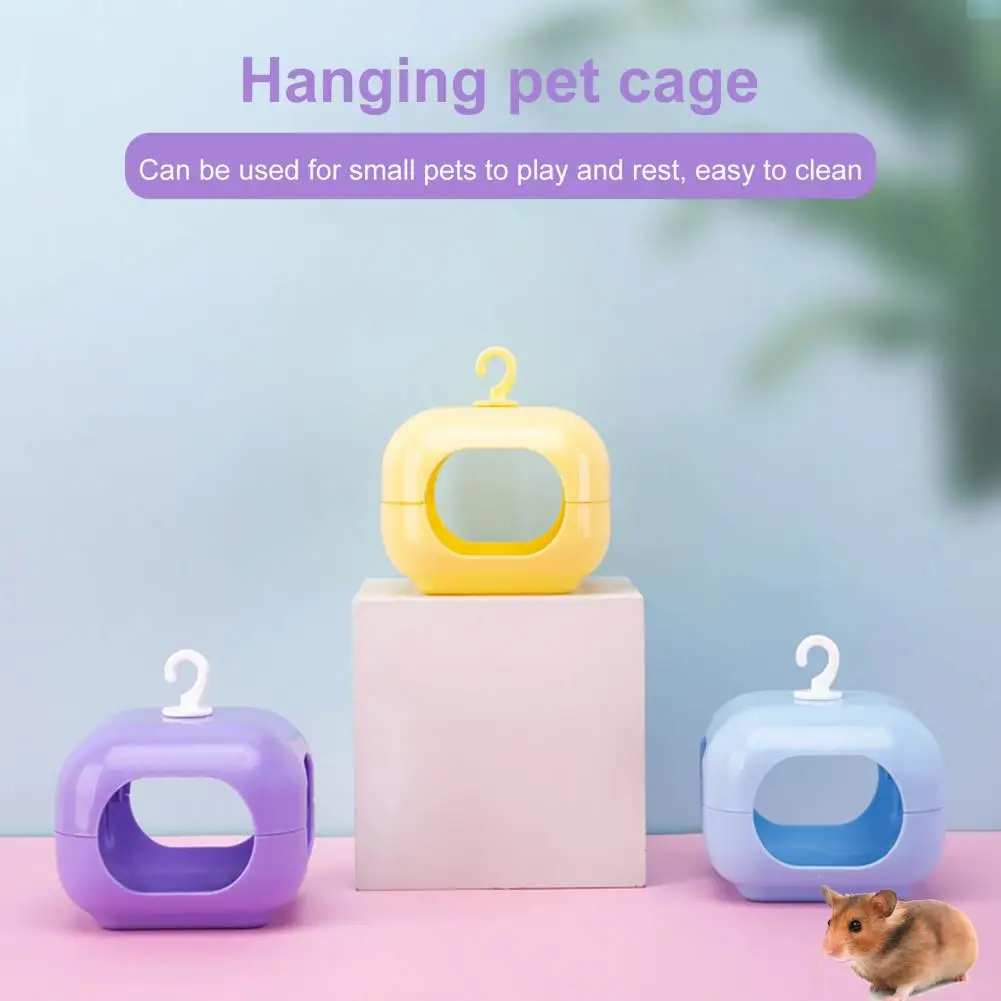 Durable  Pet Cage Plastic Thickened Pet Hamster Squirrel Nest Large Space Adorable Hamster House Pet Supplies