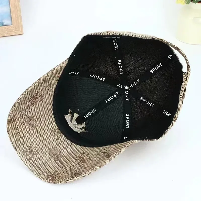 Luxury Letter Embroidery Baseball Caps Men Women Summer Anti-Sun Design Sun Gorras Travel Sports Hat Unisex Trucker Cap Peaked