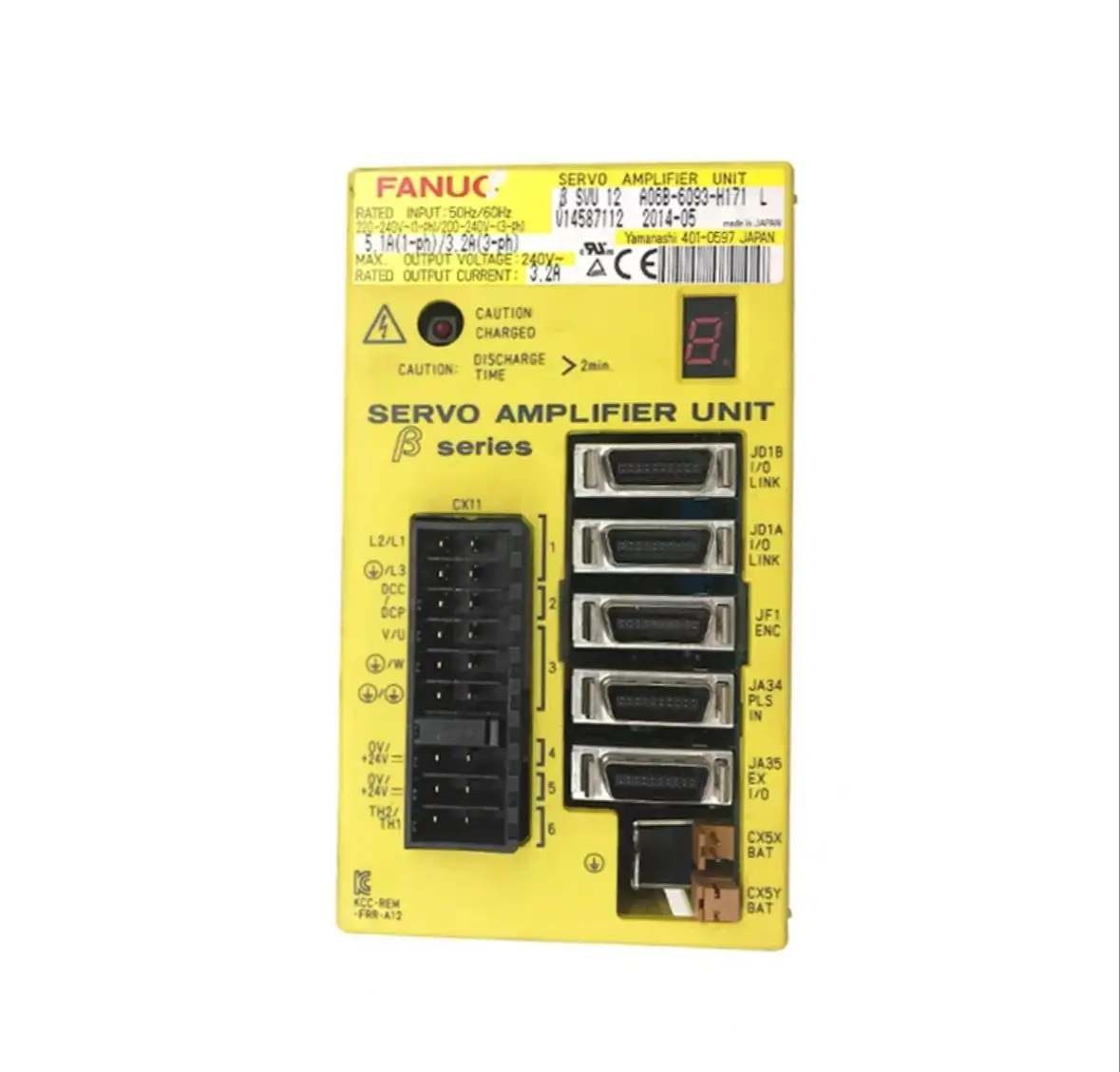 

A06B-6093-H171 New Fanuc Servo Driver IN STOCK Fast ship