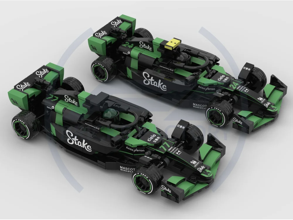 มอซี- 182479   รถแข่ง 289 ชิ้นบล็อกของเล่นอาคารที่เข้ากันได้สําหรับของขวัญคริสต์มาสสําหรับเด็ก