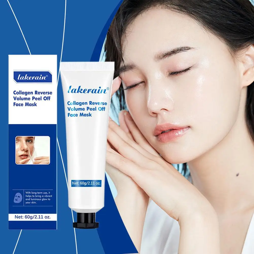 Hydrolysed Collagen Mask Skin Firming Hydration Anti Wrinkles 60g Care Skin Cosmetics Tone Aging Fade Skin Brightening R9N0