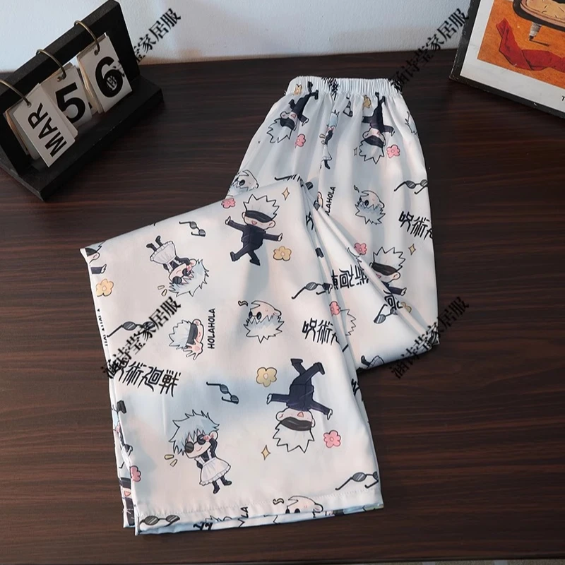 Jujutsu Kaisen Satoru Gojo Pajamas Anime Peripherals Cute Cartoons Comfortable Skin-friendly Home Clothes Kawaii Birthday Gifts