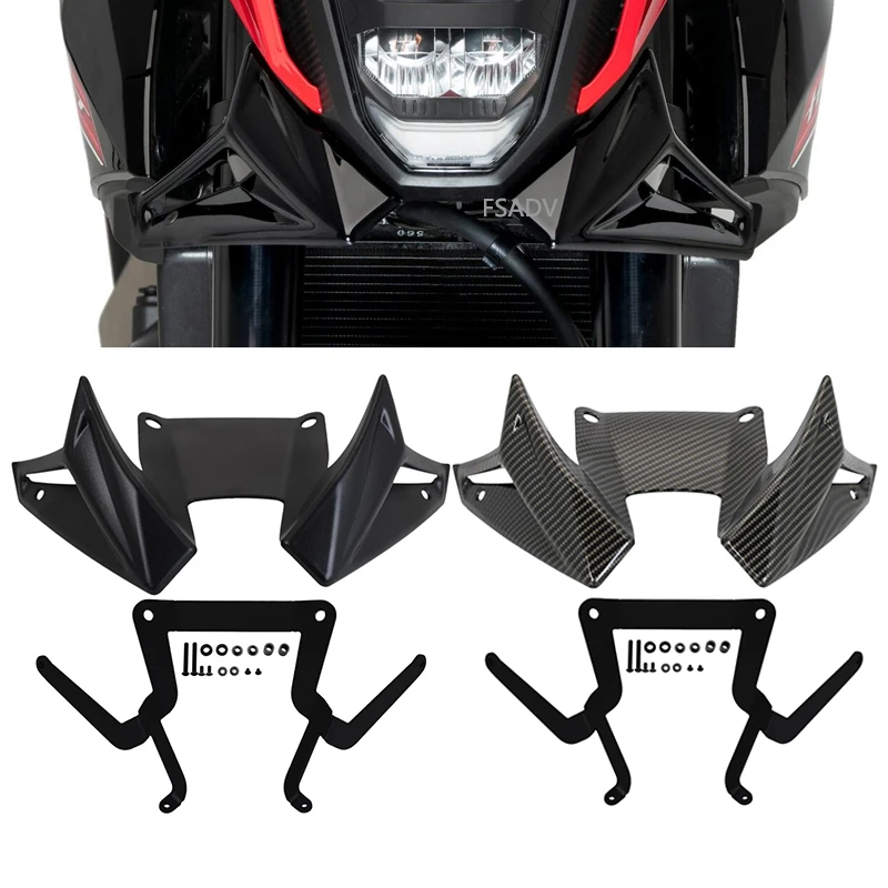 Motorrad Sport Abtrieb Nackt Frontspoiler Aerodynamischer Flügelabweiser Für Honda CB500 Hornet CB500 2024 2025 Zubehör