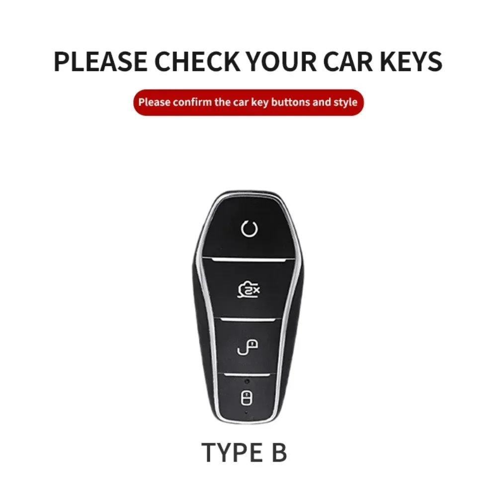 BYD 송 플러스 아토 3 한 EV 탕 DM 친 씰 돌핀 실리콘 리모컨 키케이스 커버 키홀더 자동차 액세서리
