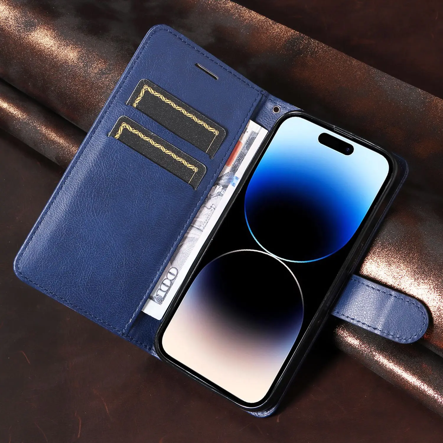 حافظة جلدية بمسند فتحة مغناطيسية لهاتف موتورولا إيدج 60 فيوجن 50 40 30 20 X30 S30 S Pro Neo Ultra Lite 5G 2025 #4