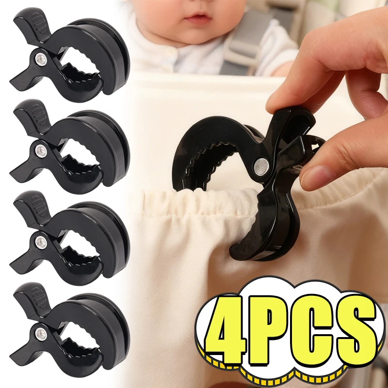 

4pcs Strollers Pegs Baby Blanket Holders Travel Strollers Clip Seats Cover Holders Portable Hook Baby Stroller Accessories