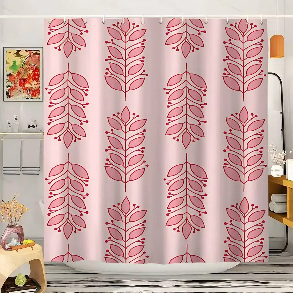 エレガントなパターンモダンなシャワーカーテン 180 センチメートルポリエステルモダンなスタイルの浴室カーテンフック付き防水面白いシャワーカーテン