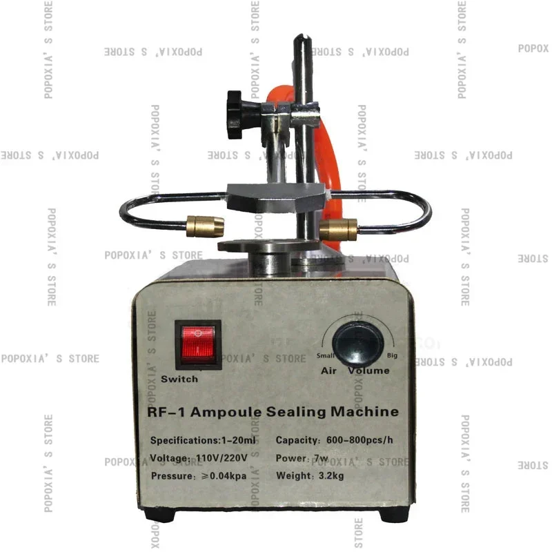 RF-1 Sealing Machine Ampoule Melting and  Glass Drawing   Hydrogen-oxygen Flame Bottle Control  Tube