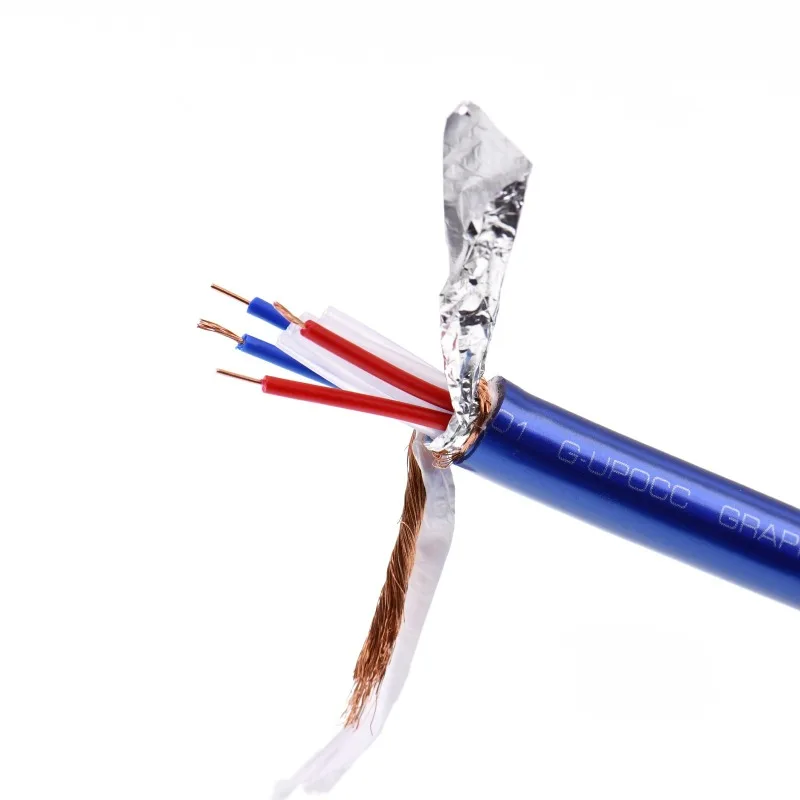 

NEI 3001G graphene 6N single crystal copper audio signal line balance line dispersion line