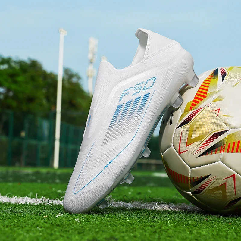 New Men Soccer Shoes Professional Training Shoes Match Sneakers Ultralight Unisex Football Boots Grass Outdoor Sport Non-Slip