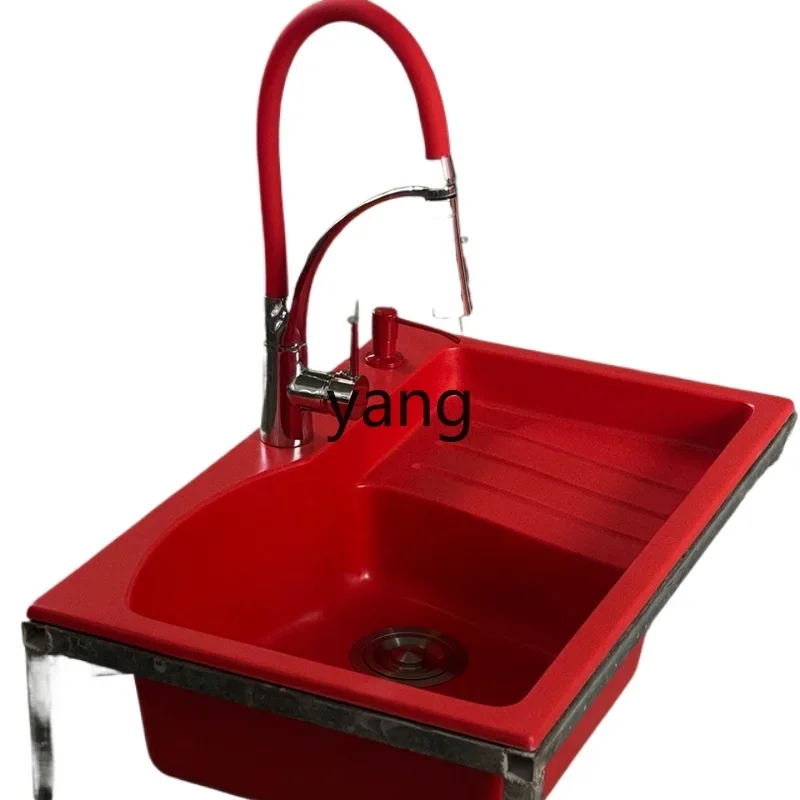 CX   Multifunctional Sink Configuration Drain Table Waterfall Flying Rain Pumping Faucet Kitchen White Sink