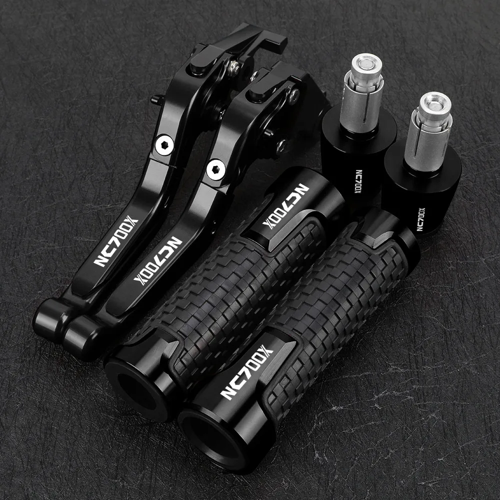 

FOR Honda NC700X NC700 X 2012 2013 Motorcycle Accessories CNC Brake Clutch Levers Handlebar Grip Handles bar Hand Grip Ends