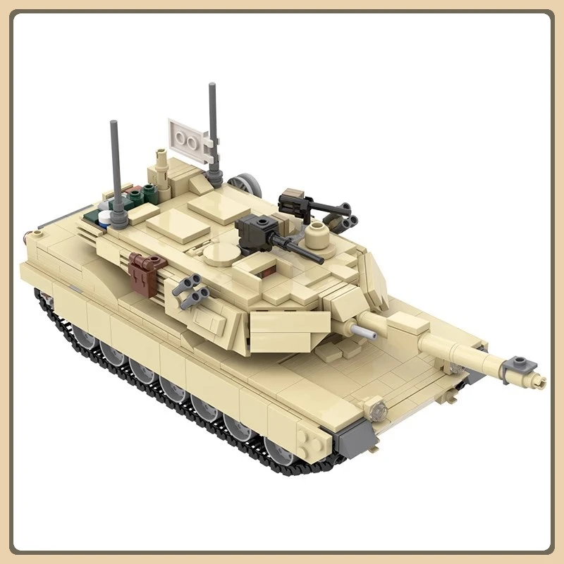 MOC-36237 Building Blocks Abrams Tank Model ของขวัญสร้างสรรค์ปริศนา Building Blocks ชุด