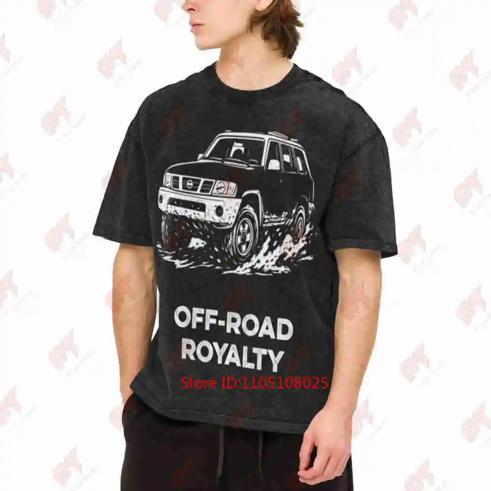 Patrol Offroad Adventure Mud Lovers Vintage Washed Tee Pure Cotton T-Shirt