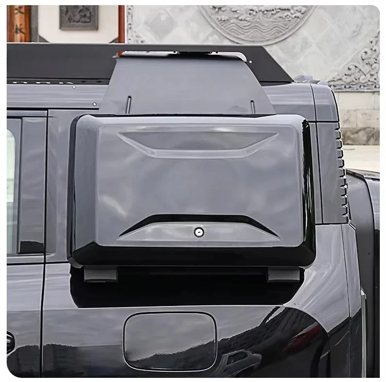 Hot Selling Storage Car Box Black Side Tool Storage Box External Storage Box for Jetour