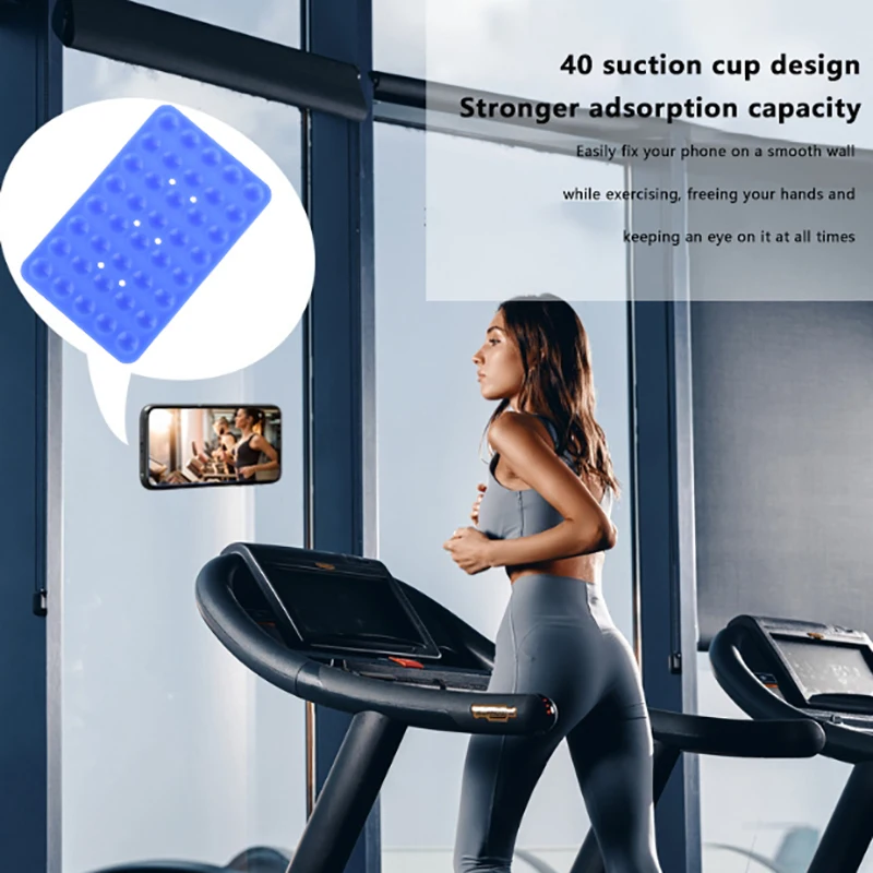Strong Double-sided Suction Cup Anti Slip Silicone Suction Cups For Mobile Phones Mobile Phone Holder With 40 Silicone