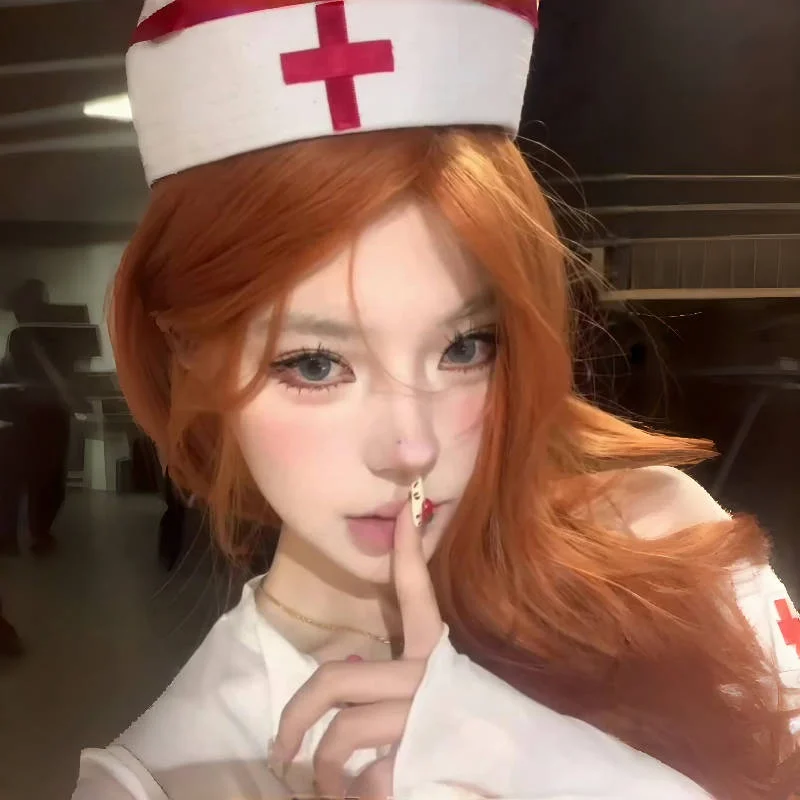 HongLuan White Vintage Red Cross Nurse Sailor Hats, Fantasy Cosplay Hat Woman, Rave Festivals Accessories ＆ Party Caps for Man