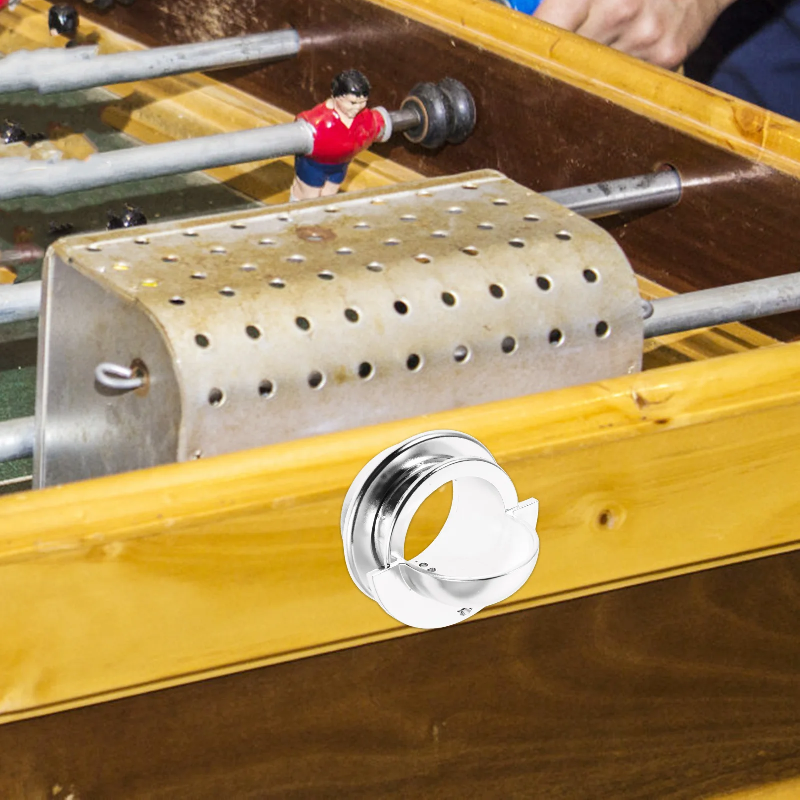 8 قطعة هدف فووسبالل إدراج شفة جبل الكرة الماسك كأس ثقب التهديف حلقة الجدول كرة القدم دخول قطعة آلة إصلاح الفضة #3