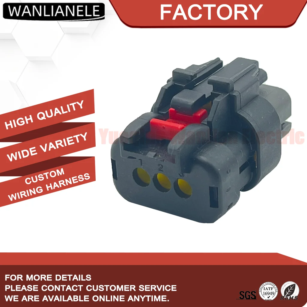 50 Sets 776429-4 3 Pin Male Plug Connector Housing AMPSEAL 16 IP67 Waterproof 13A 4.5mm Pitch Fit Auto Sensor Harness