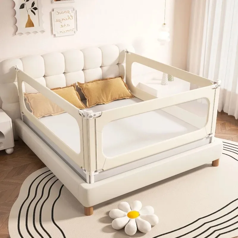 Bed Safety Rail No-drill Baby Guardrail Anti Fall Bed Barrier Bed Safety Fence Suitable for Twin Queen King Full Size Beds