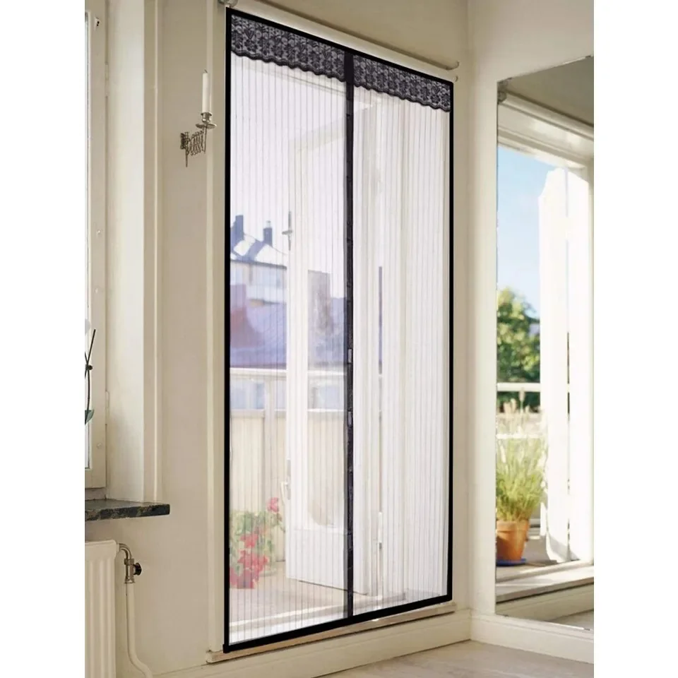 Multi-Size Magnetic Anti-Mosquito Net Anti Bug Fly Mouse Door and Window Screens No Punching Automatic Closing Curtains