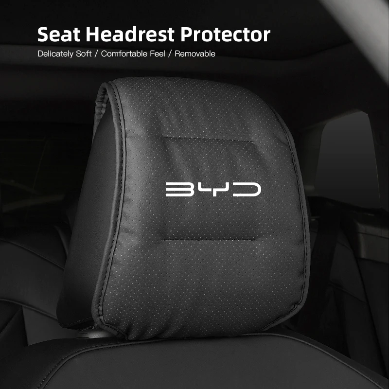 

Защитный чехол-подушка на подголовник автомобильного сиденья для BYD Qin Tang U8 F3 E6 Atto3 Yuan Plus Song Max F0 G3 I3 Ea1 Dmi 2din S7 E3 L3