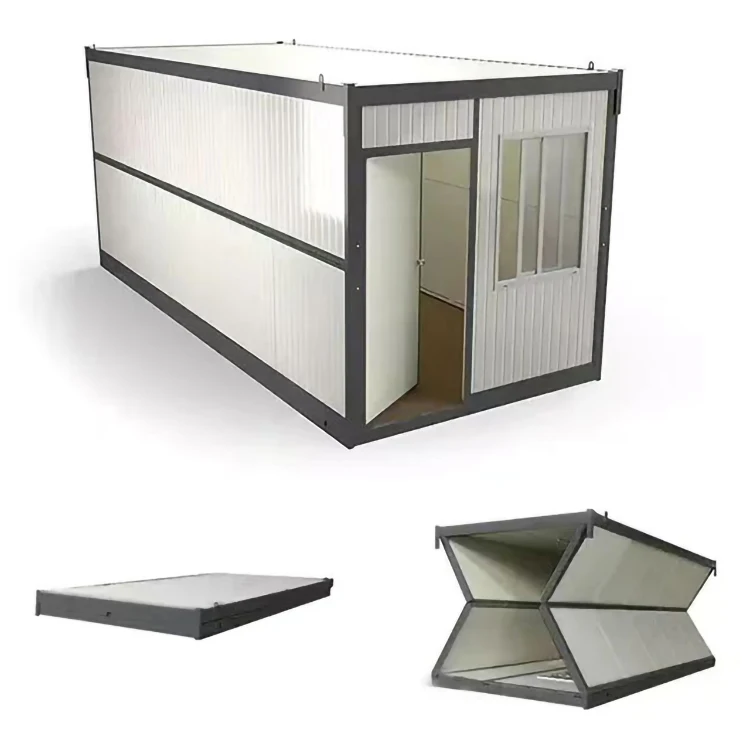 FL Foldable House ventilation optimized wall panel prefab cabin for remote pasture herdsman temporary dwelling unit