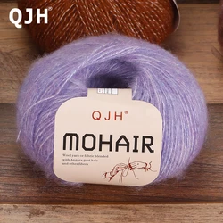 10 PCS Premium Soft Mohair Crochet Yarn for DIY Knitting & Crochet - Hand Woven Shawl, Scarf, Coat, Hat,Doll Bag & More - 25g/pc
