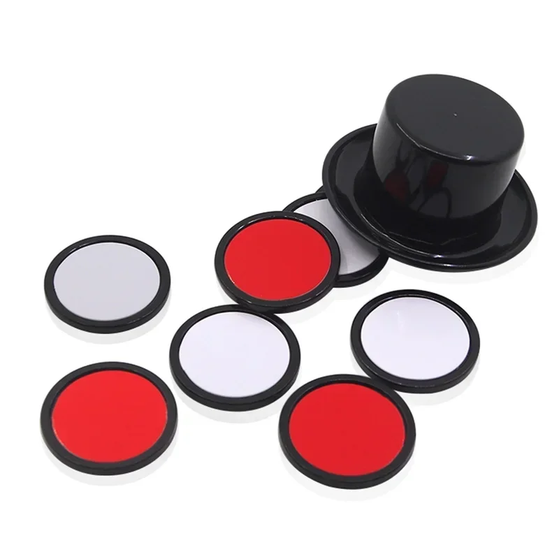 Mistero di cappello alto Cappello magico Pezzo arcobaleno Trucchi magici Primo piano Puntelli da palcoscenico Mago Bambini Giocattoli facili da fare per bambini