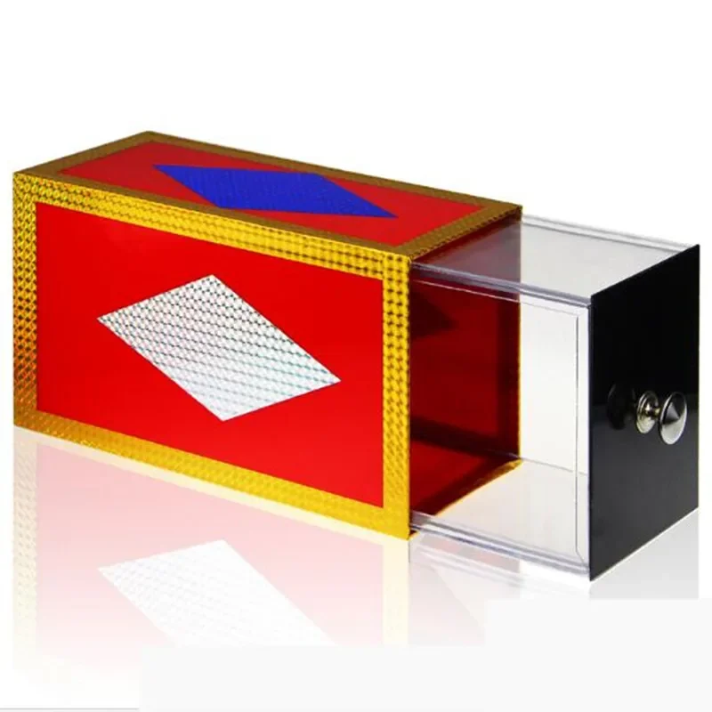 

Drawer Box (Clear) Transparent Magic Tricks Production Items Box Appearing Stage Illusions Gimmick Fun Professional Magician