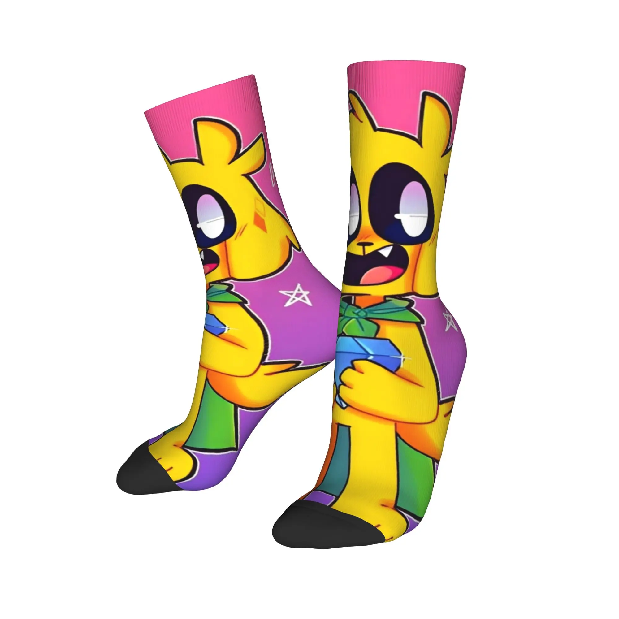 Paar Socken Mikecracked Mikes Strümpfe Anti Skid Weiche Socken Winter Retro Grafik Radsocken