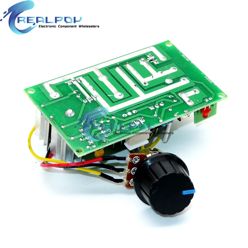 DC 10-60V DC motor speed regulator 12V 24V 36V 48V High power drive module PWM Motor speed controller 20A current regulator