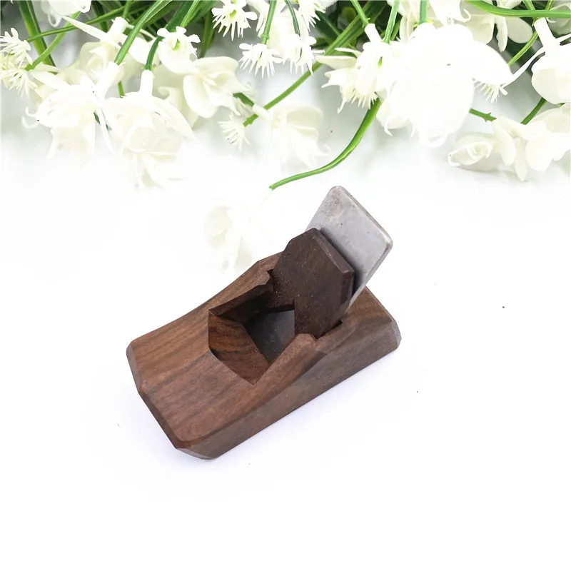 Handle-less Rosewood Mini polishing Plane Flat bottom Planes Edge wooden Planer 70mm, Woodworking Trimming Hand Tool Manual Push