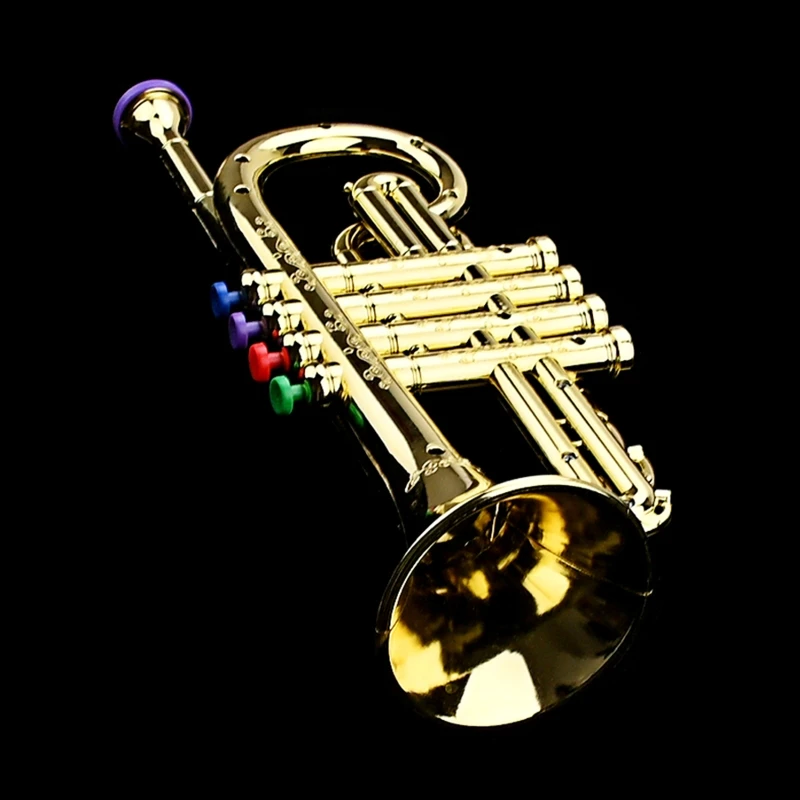 Trumpet for Kids, Plastic Trumpet Toy Musical Instrument Toy Early Trumpet Toy TOP quality