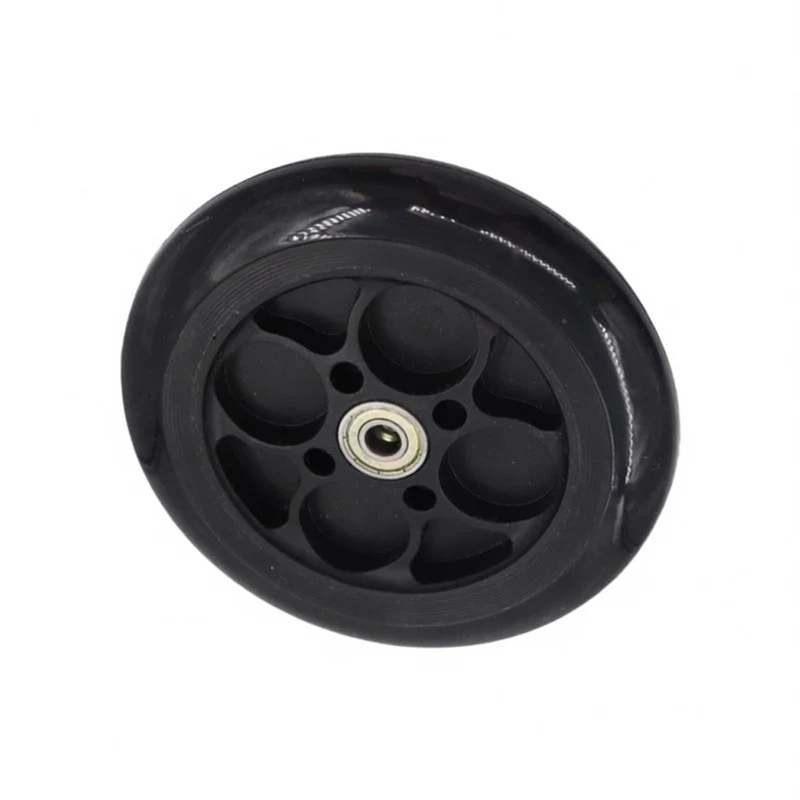 6-inch PU 140mm solid tire wheels suitable for scooter front wheel brake kit solid tire wheels