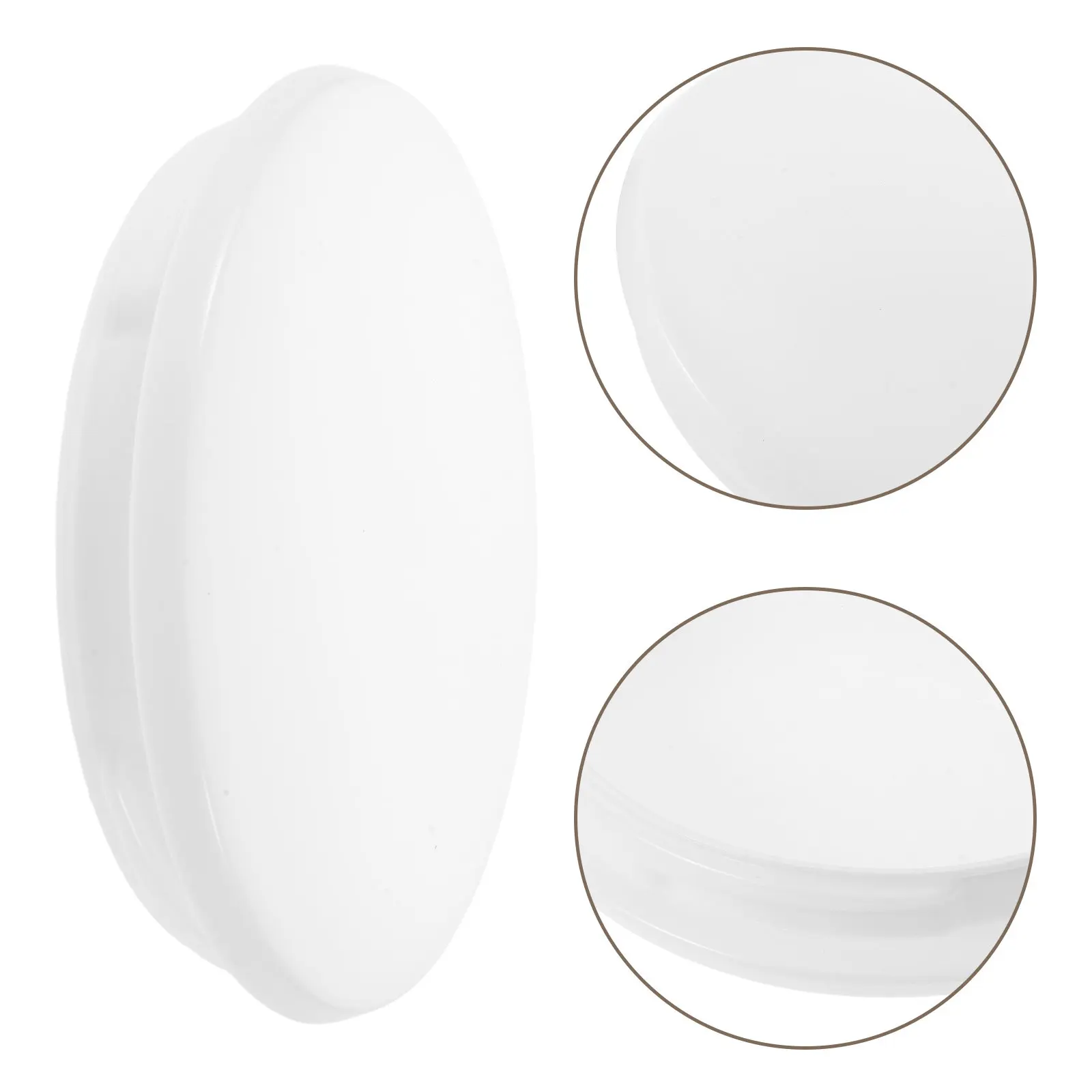 White Acrylic Ceiling Fan Shade 20Cm Dome Light Cover Replacement for Round Fan Fixture Enhanced Illumination Glare Free