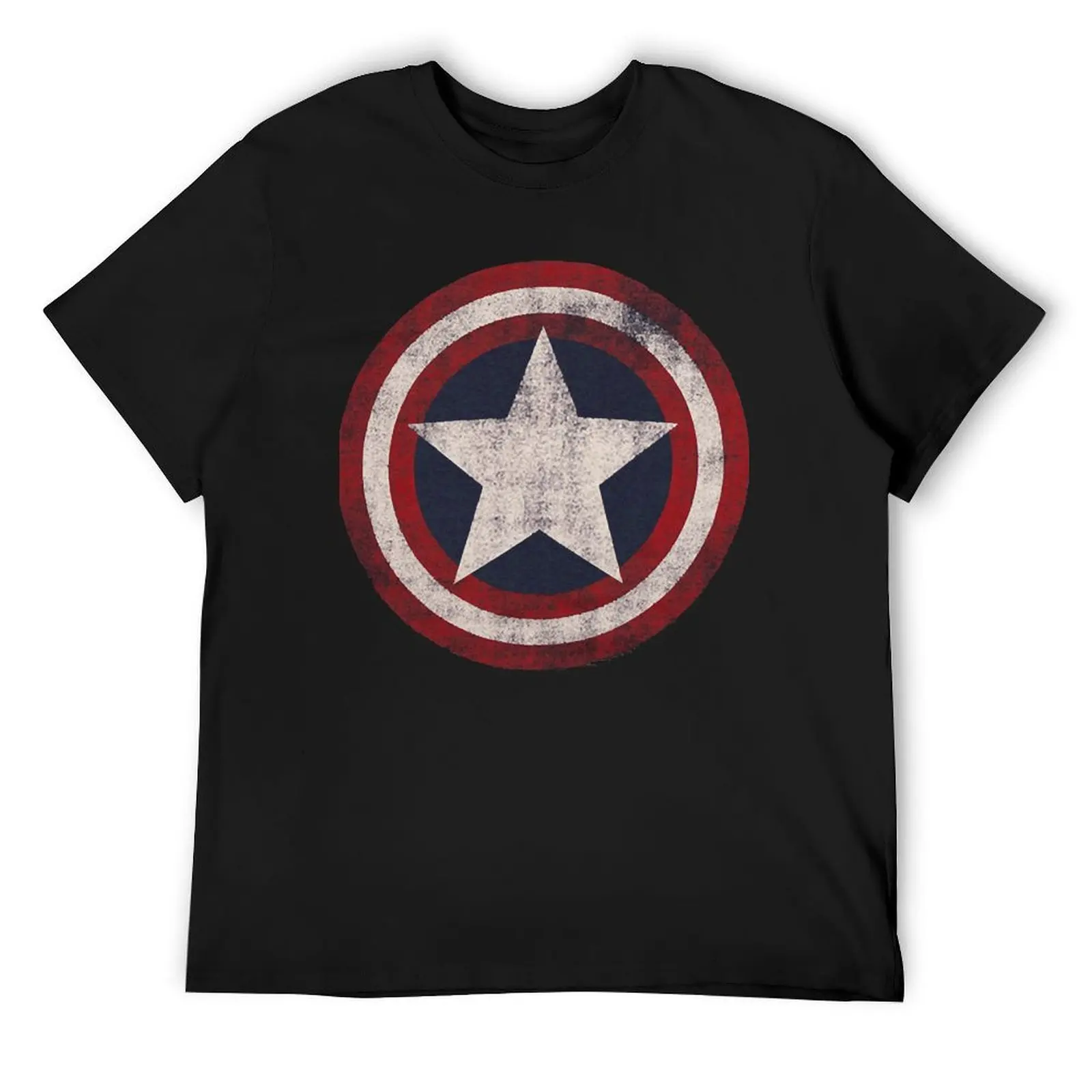 

America Hero Shield- Usa flag Classic T-Shirt plain graphics Men's clothing