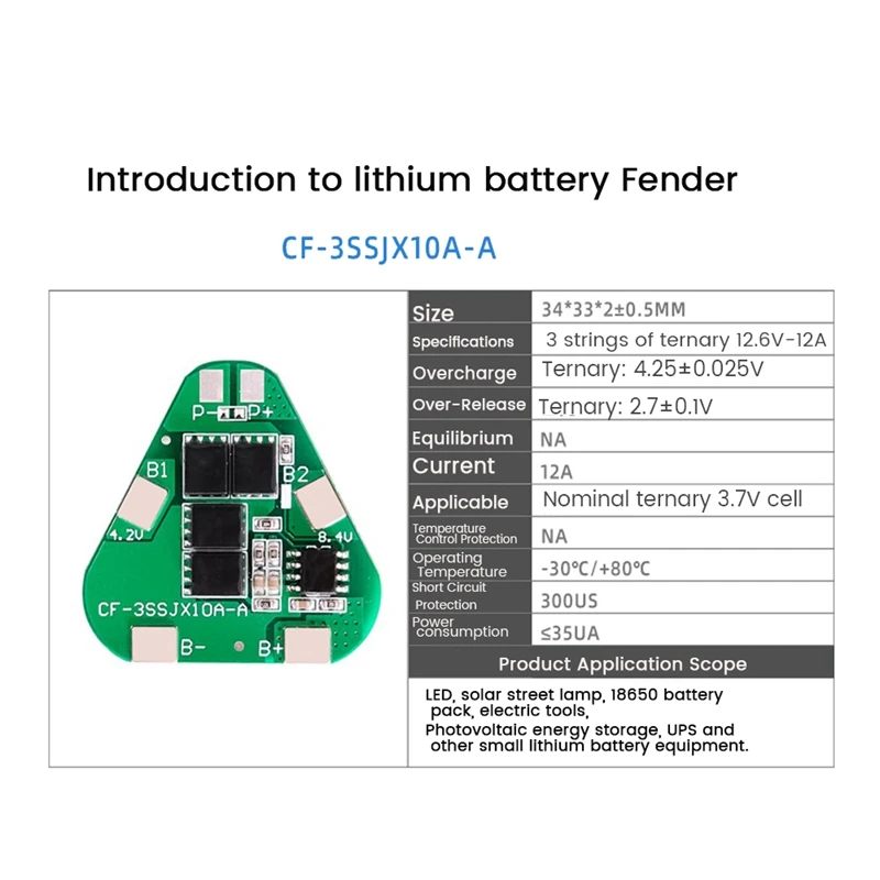 Isi daya baterai Lithium 18650 Li-Ion papan sirkuit BMS papan pelindung baterai Lithium Li-Ion untuk alat listrik/lampu LED tenaga surya