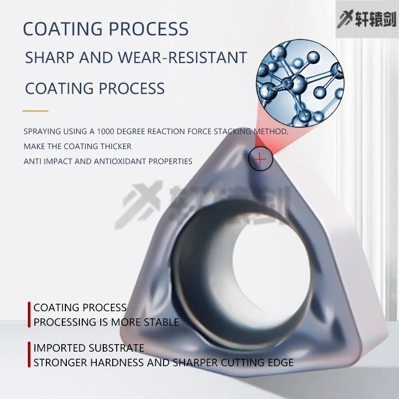 WCMX 020104   شفرات SF كربيد U-Drill مخرطة CNC تحول إدراجات للفولاذ المقاوم للصدأ