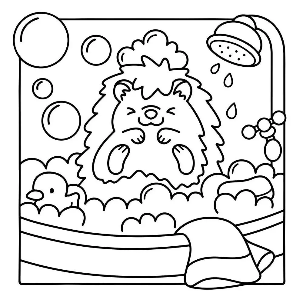 Funny Cartoon Coloring Book Educational Stress Relief Paperback Painting Gift Montessori Drawing Toy for Adults And Teens