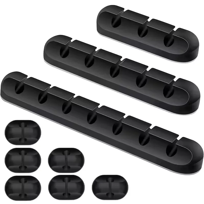 Cable Holder Clips Cable Management Cord Organizer Clips Sil