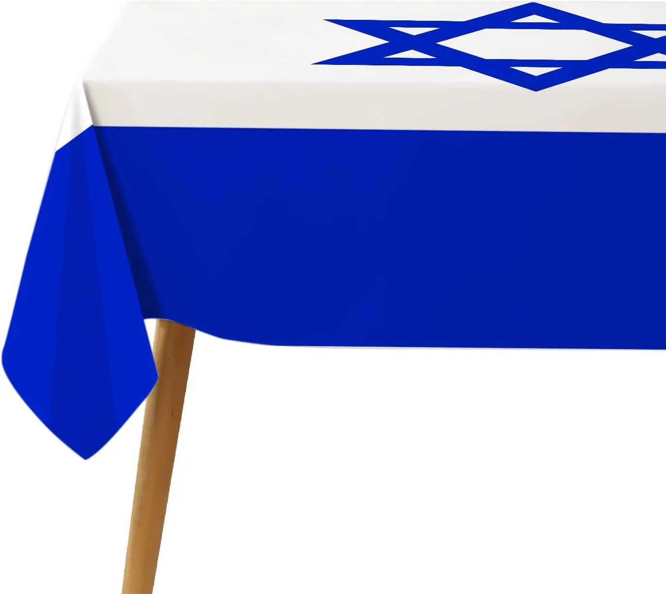 علم إسرائيل مفارش المائدة مقاوم للماء يوم الاستقلال الإسرائيلي اليهودي مهرجان ديكور الحفلات المنزل المطبخ غرفة الطعام الجدول الديكور #4