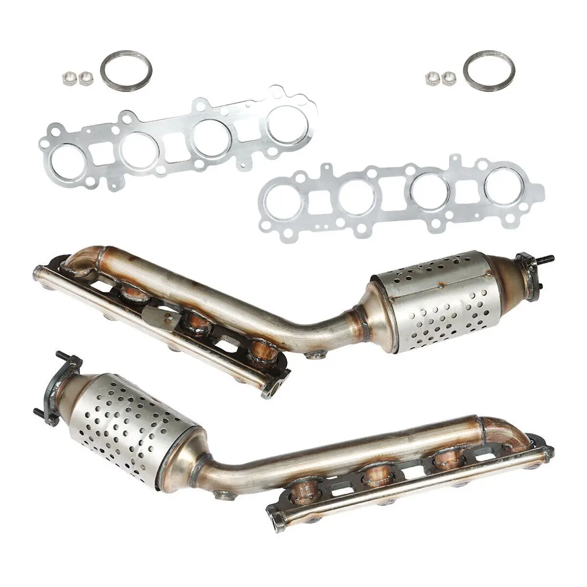 2pcs Catalytic Converter For 2005-2009 Toyota 4Runner Lexus GX470 V8 4.7L 17150-50050 17140-50060