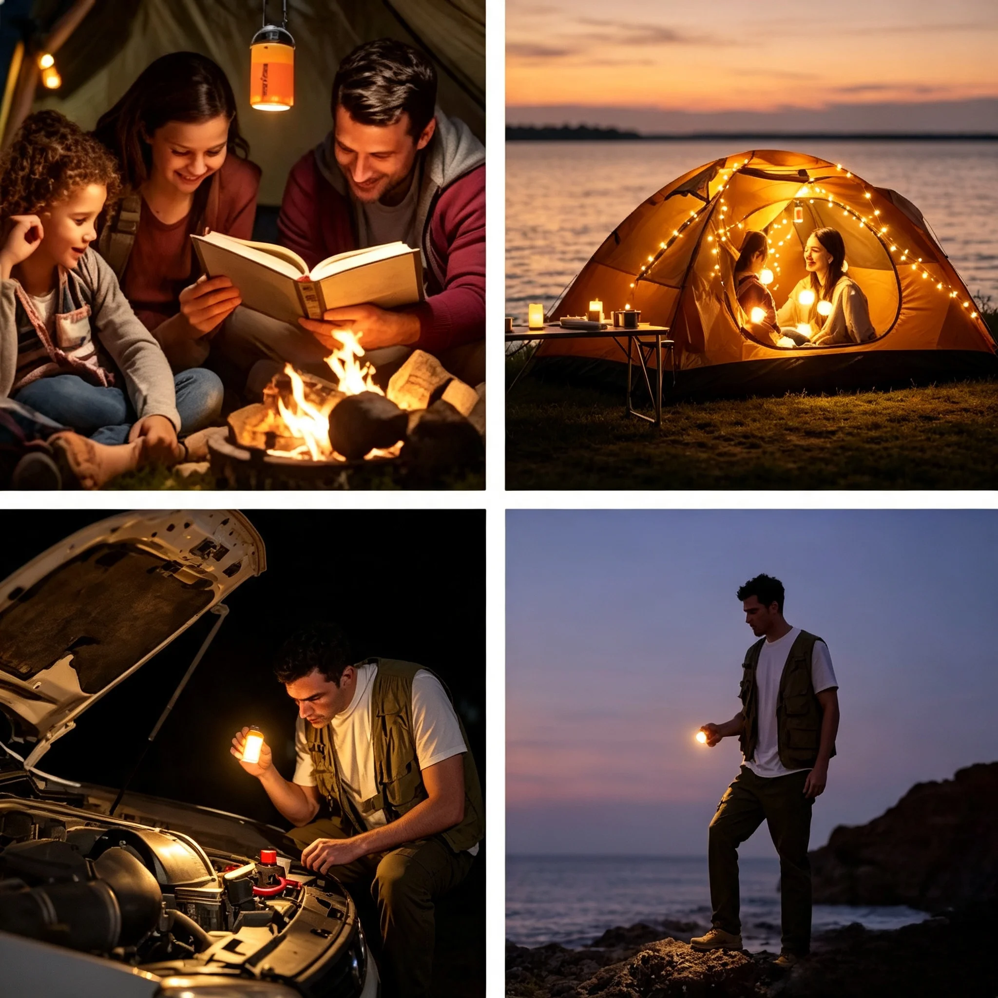 Mini Tragbarer Luftkompressor mit LED-Licht Typ-C Wiederaufladbare Leichtgewichtige Pumpe für Outdoor-Camping – Detail 19
